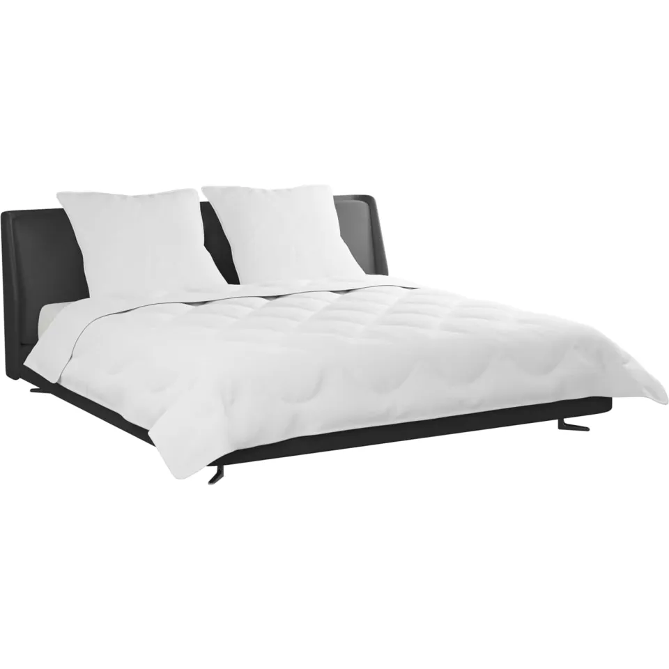 vidaXL Dekbed met kussen 3 st Wit Microfibre, foto 2