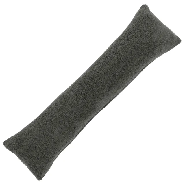 vidaXL Kussensloop HEERLEN Donkergrijs 40 x 145 cm Bouclé