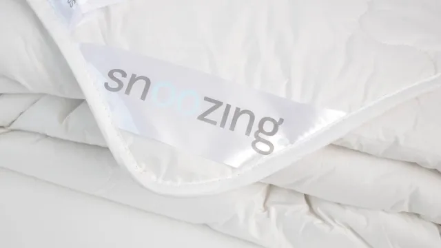 Snoozing Diamond Partnerdekbed - Lits-jumeaux - 240x220 cm - Wit
