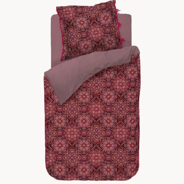 Pip Studio Katoenen twill dekbedovertreksetset Il Mosaico Rood
