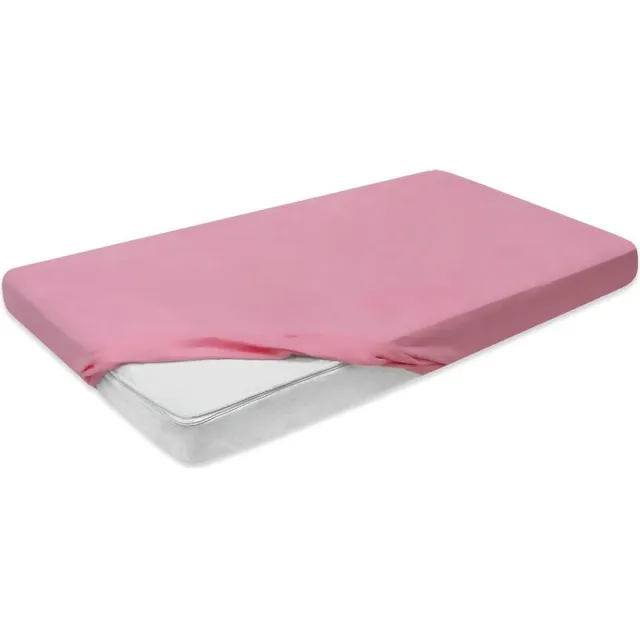 Darymex Katoenen Matrashoes met elastische band 110/120x200 Licht Roze