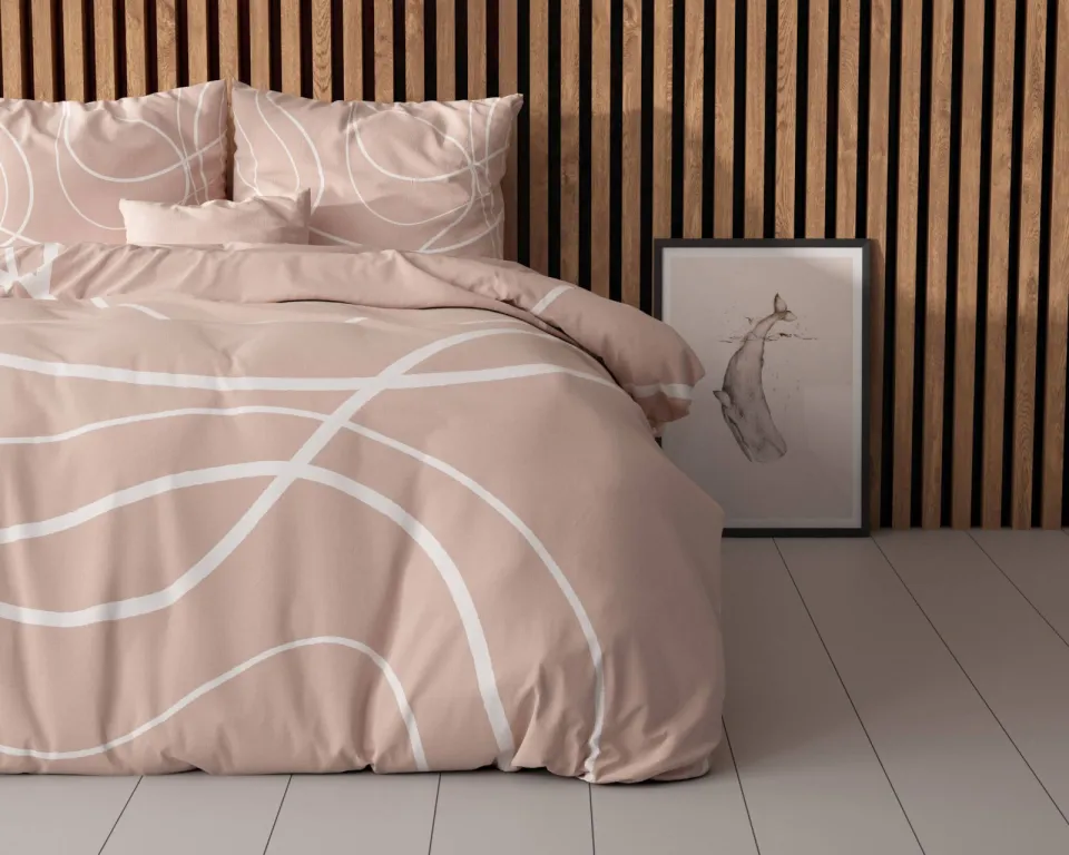 Sleeptime dekbedovertrek met print roze, foto 4