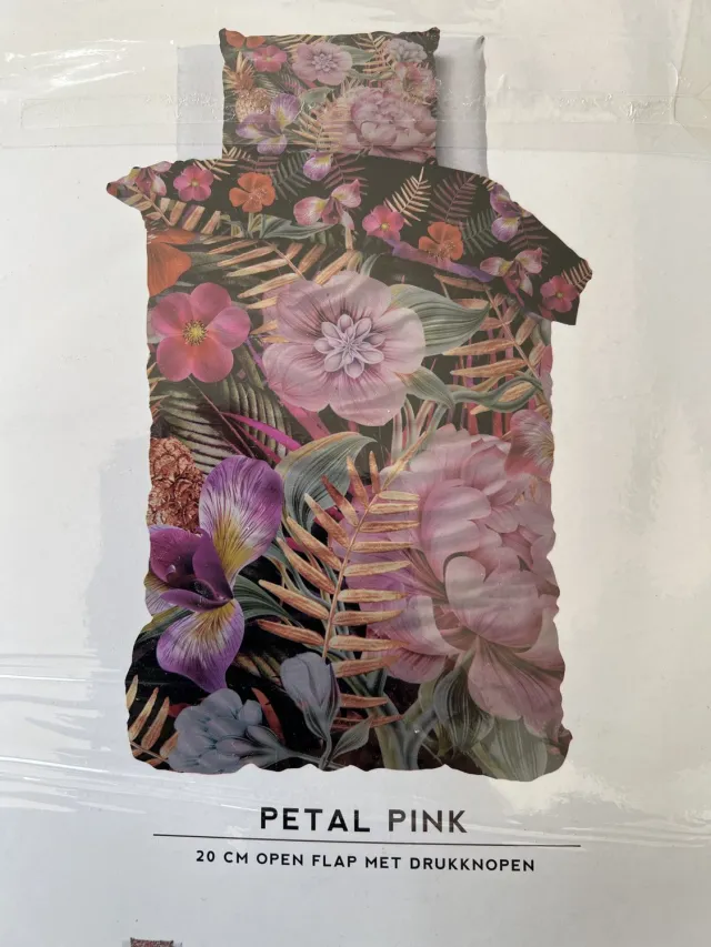 Dreamhouse petal pink - katoen/satijn - 140 x 200/220