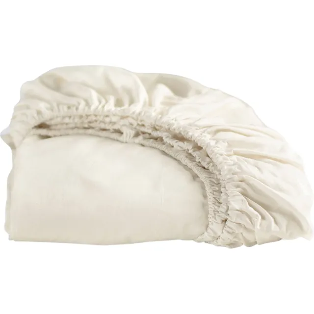Cinderella Hoeslaken (tot 25 cm) - Double Jersey - 120x200/210/220 - Ivoor Ivoorwit