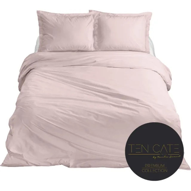 Ten Cate Premium Dekbedovertrek - Dekbedovertrek 200 x 200 tweepersoons - Dekbedovertrekken - Dekbedovertrek 200x220 - Satijn - Blush Roze
