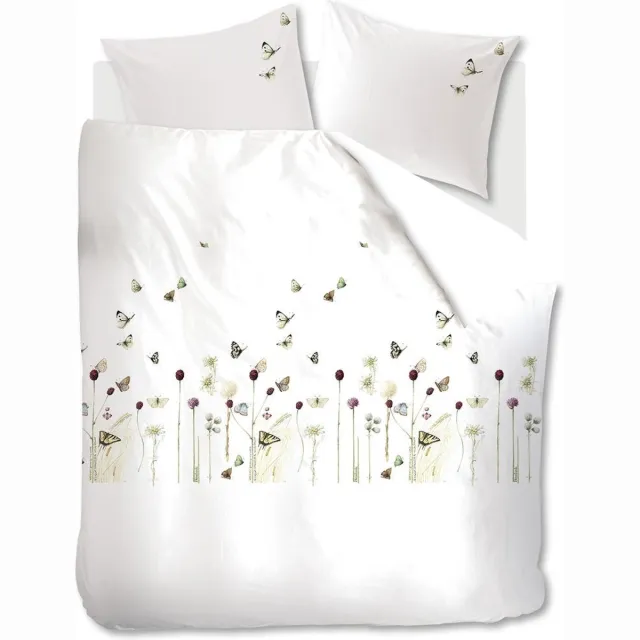 Marjolein Bastin Papilio dekbedovertrek - Eenpersoons - 140x200/220 - Naturel