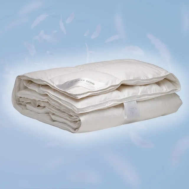 Ducky Dons Dekbed Taurus Luxe 90% dons winter - 200 x 200 cm Wit