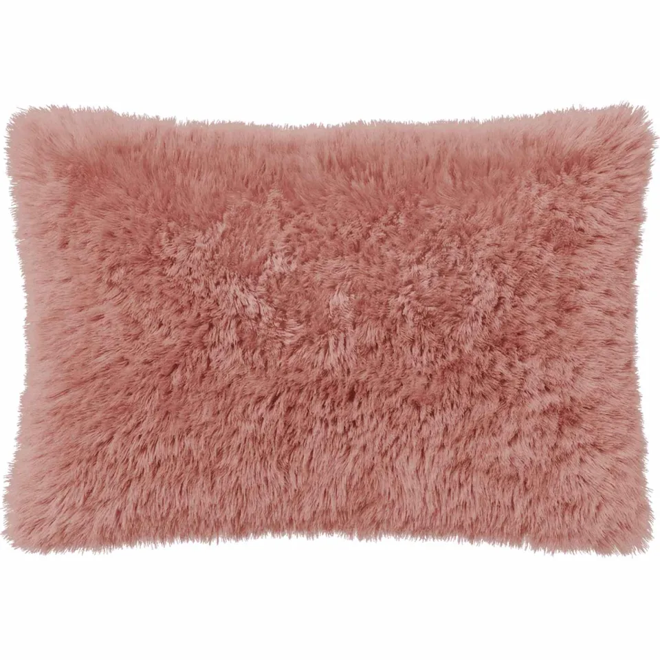vidaXL Kussensloop 6 st HEERLEN Roze 50 x 70 cm PV Fleece