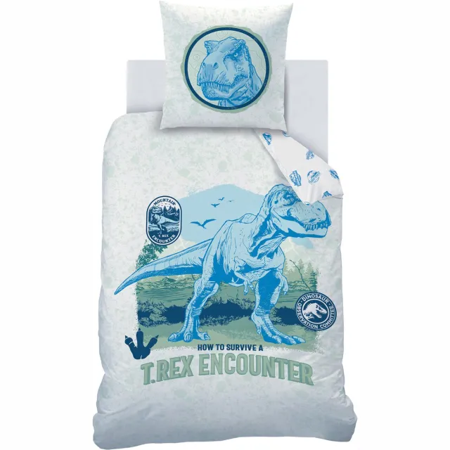 Jurassic World Dekbedovertrek Encounter - Eenpersoons - 140 x 200 cm - Katoen Multi