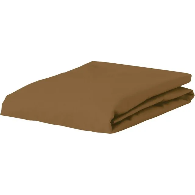 Essenza The Perfect Organic Jersey Hoeslaken Cafe Noir - 140-160 x 200-220 cm