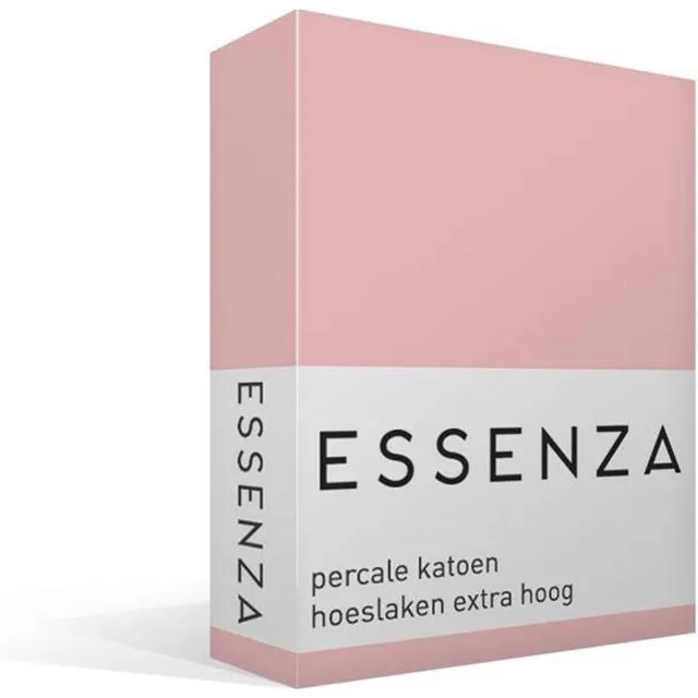 Essenza Hoeslaken - Percale katoen - 160 x 210 - Roze