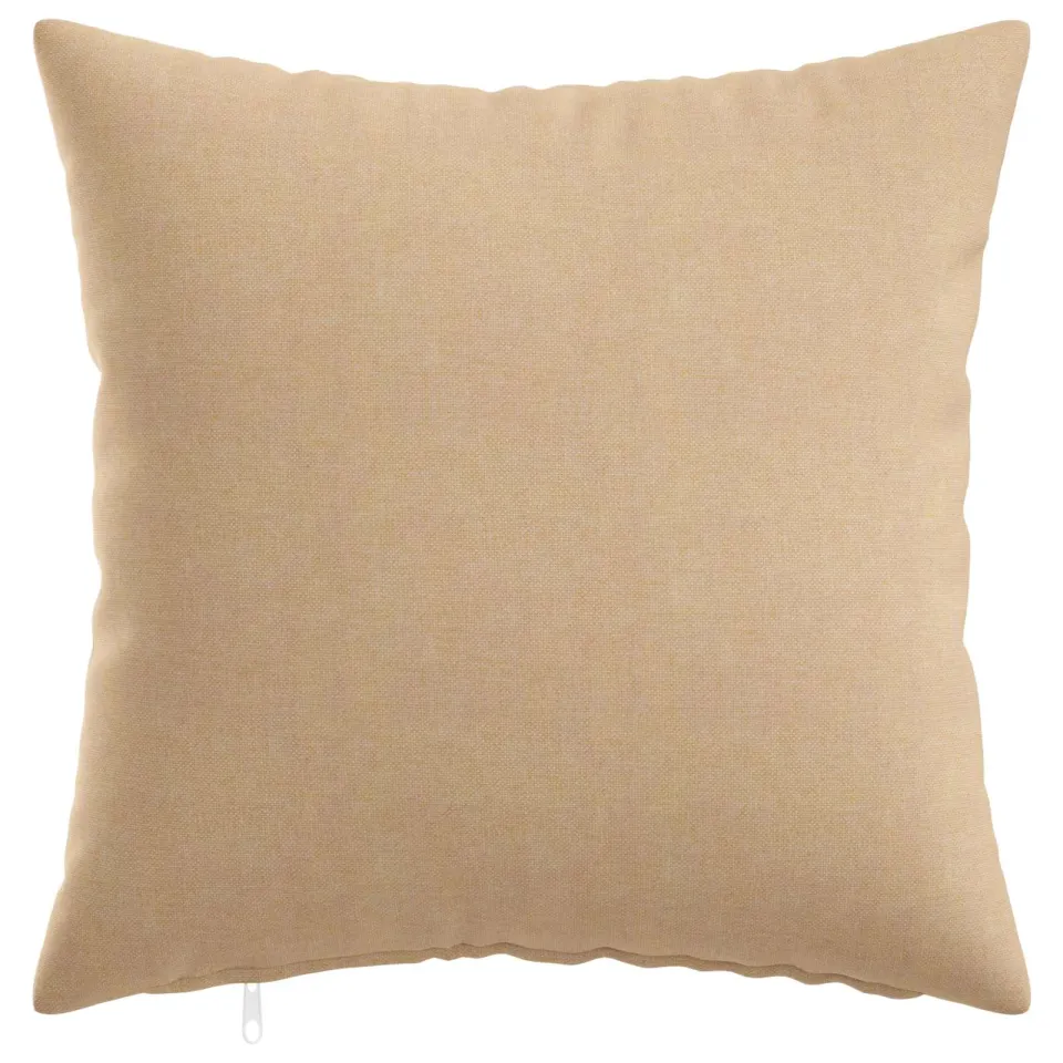 vidaXL Kussensloop 12 st HEERLEN Crèmekleurig 40 x 40 cm Stof