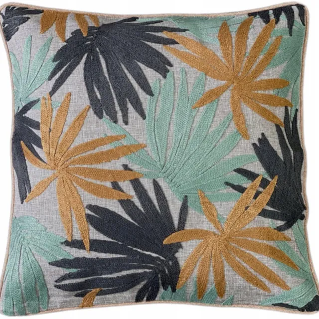 DeHome Decoratieve Kussenhoes Havana Grijs 40x40 cm
