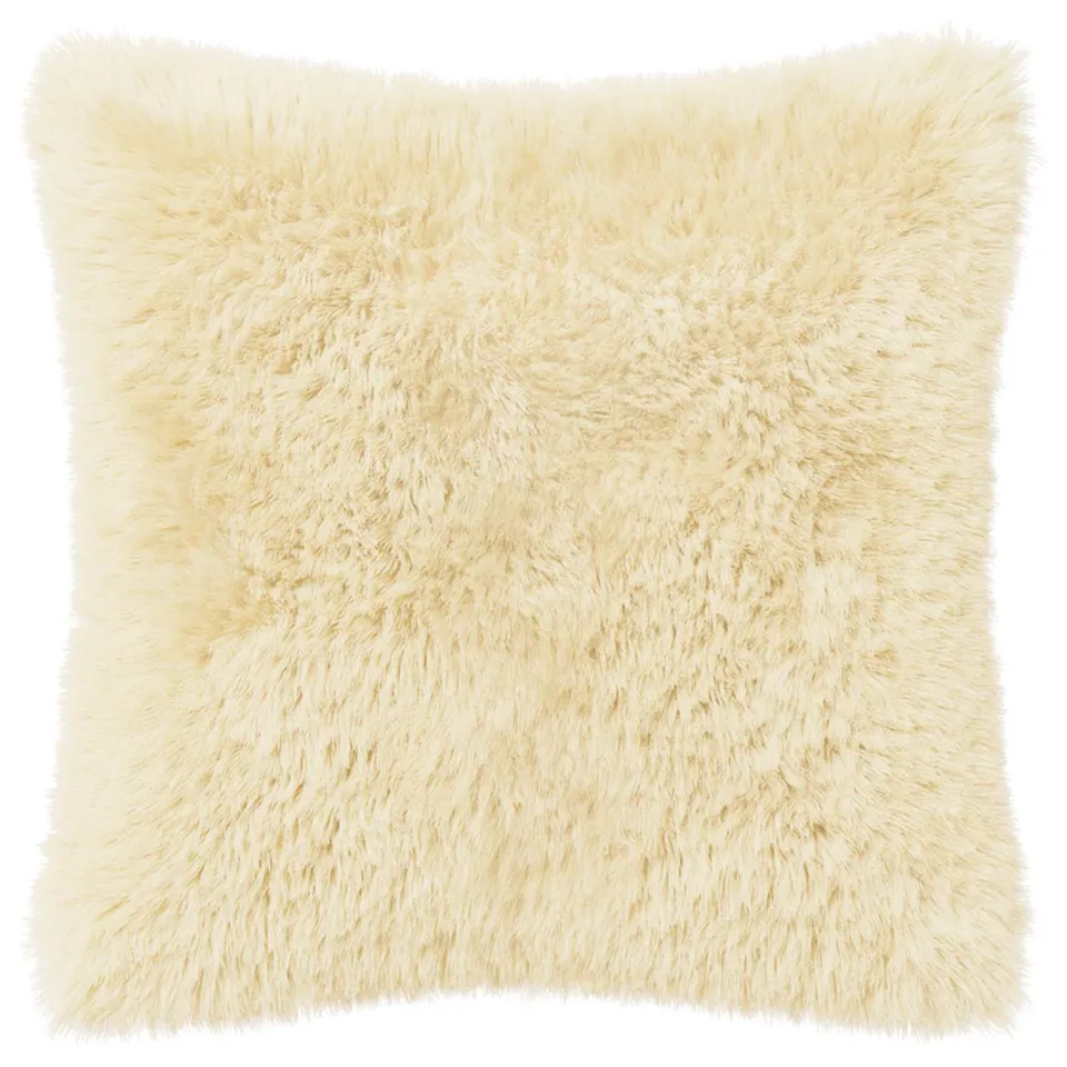 vidaXL Kussensloop 12 st HEERLEN Crèmekleurig 45 x 45 cm PV Fleece