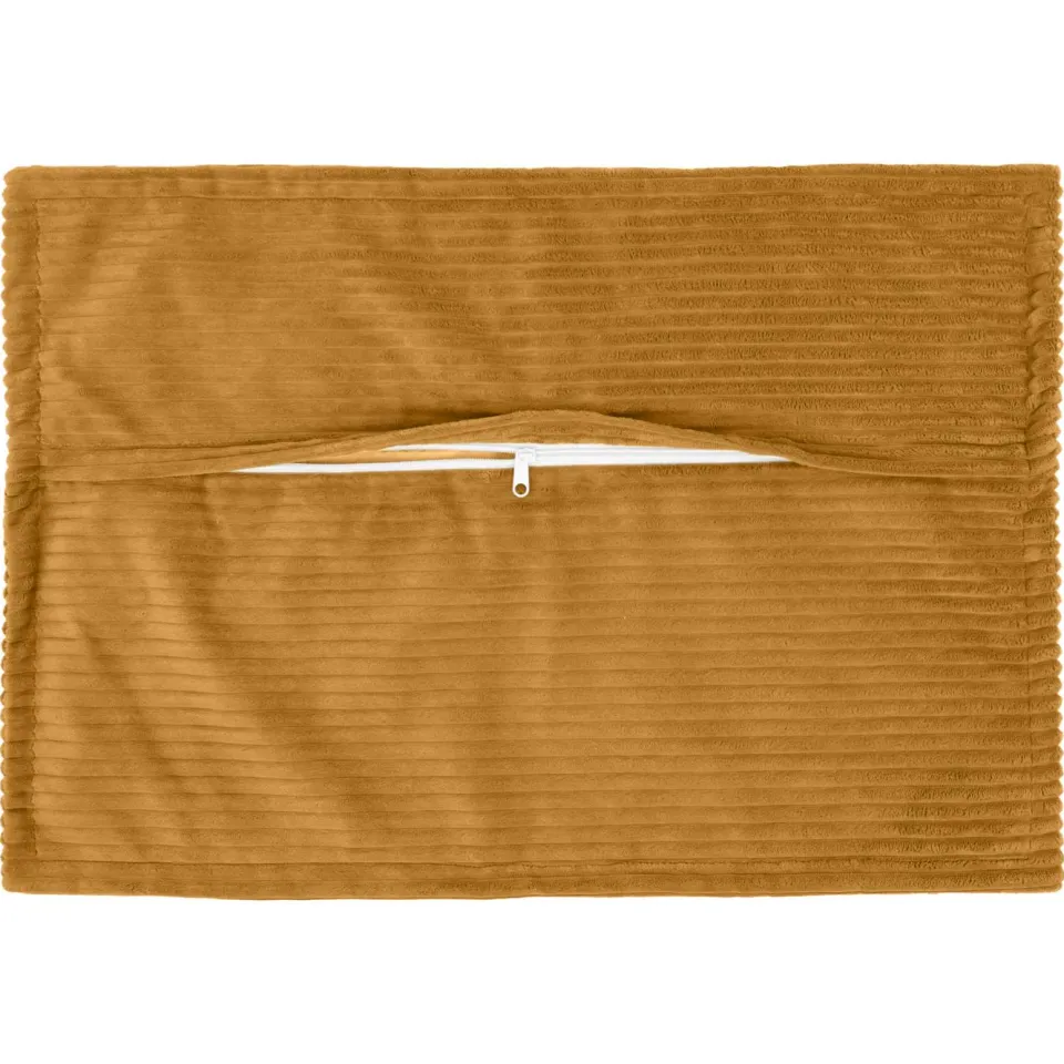 vidaXL Kussensloop 2 st HOUTEN Geel 40 x 60 cm corduroy, foto 4