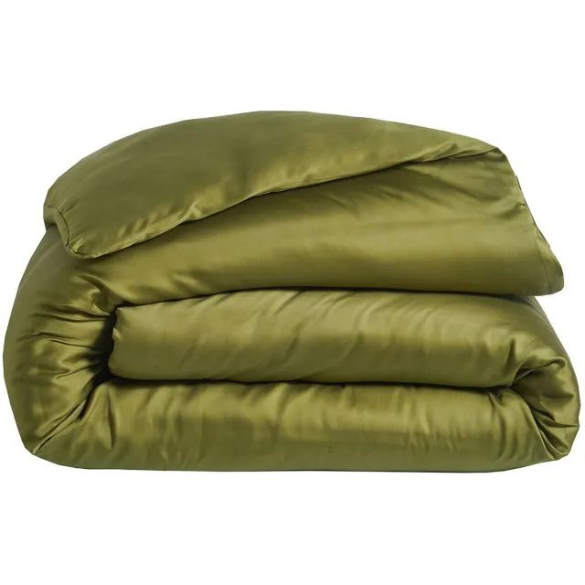 Blanc des Vosges dekbedovertrek Mousson 240x220 cm (romarin) zonder slopen groen