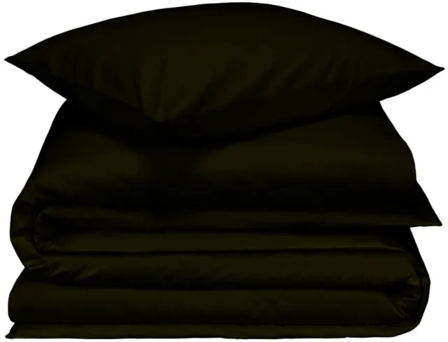De Witte Lietaer Dekbedovertrek Laura Khaki - 140 x 200/220 + 60 x 70 cm - Katoen Flanel Groen
