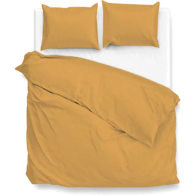 Zohome Satinado Dekbedovertrek - Ochre Gold, foto 2