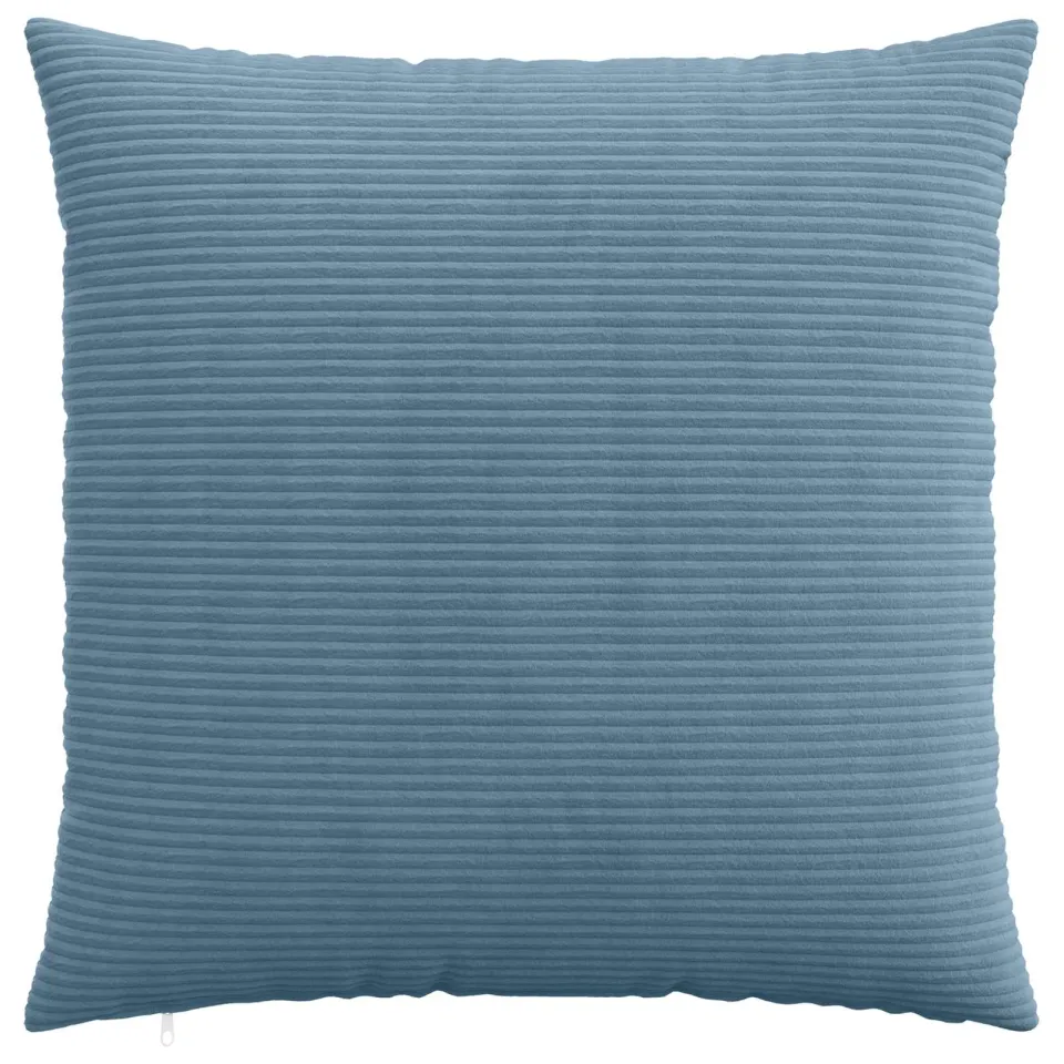 vidaXL Kussensloop 2 st HEERLEN Blauw 55 x 55 cm corduroy