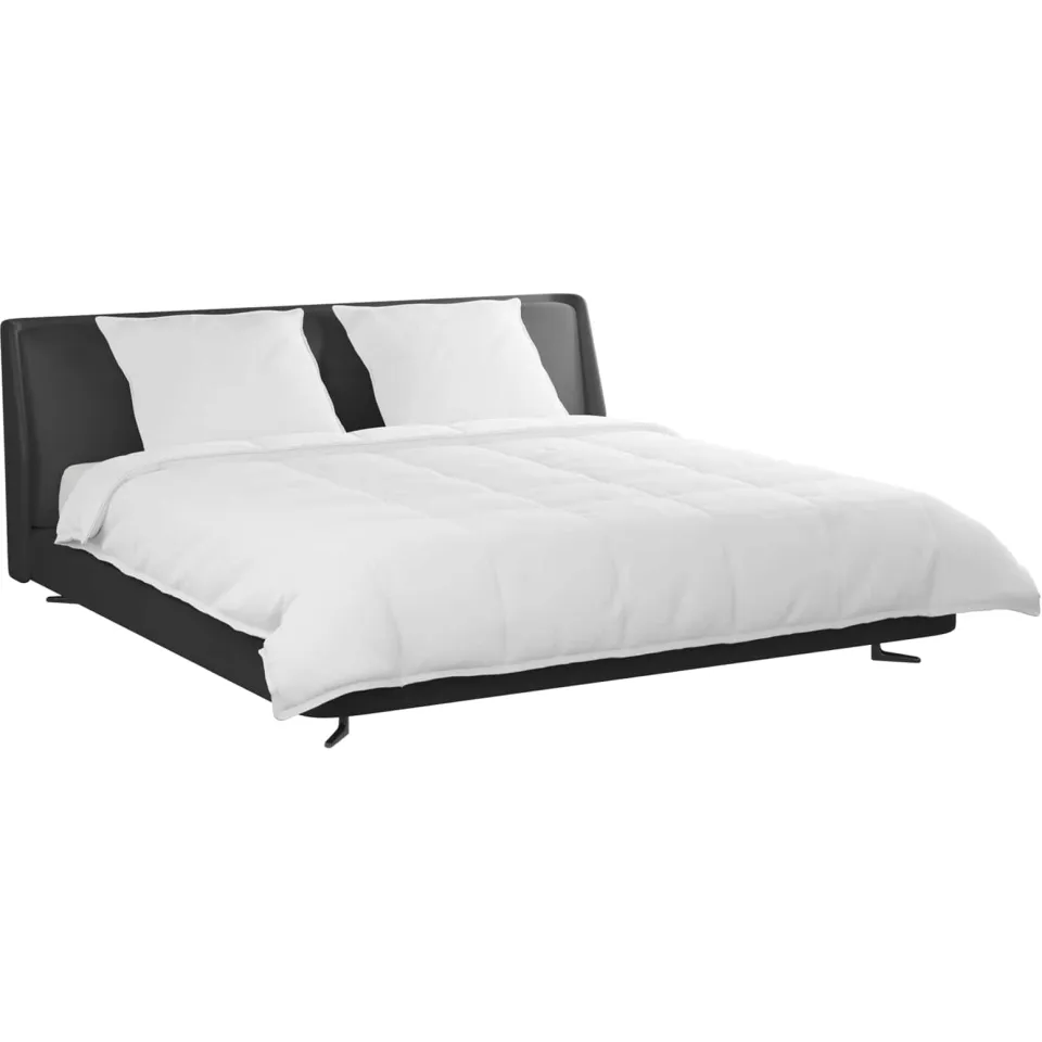 vidaXL Dekbed Set met kussen 3 st Wit Donsveertjes, foto 2