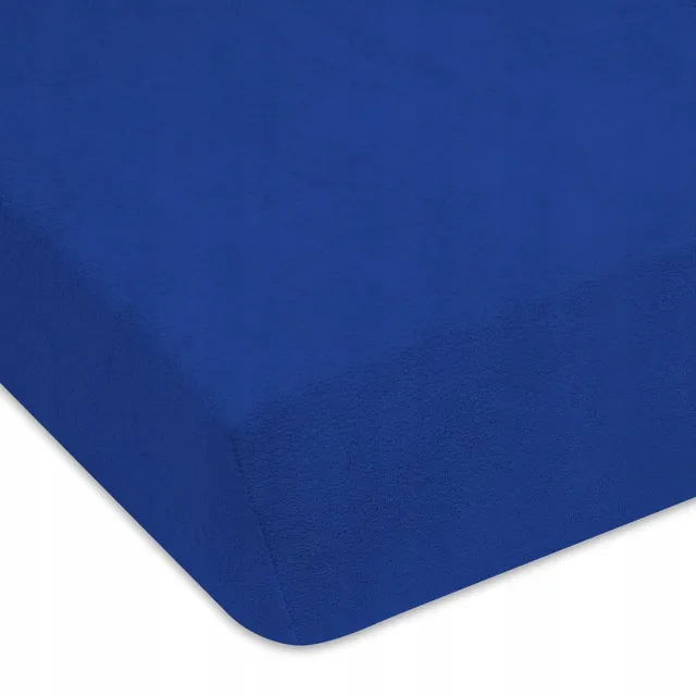 Designpremium Terry Hoeslaken met Elastiek - Kobaltblauw - 70x200 cm