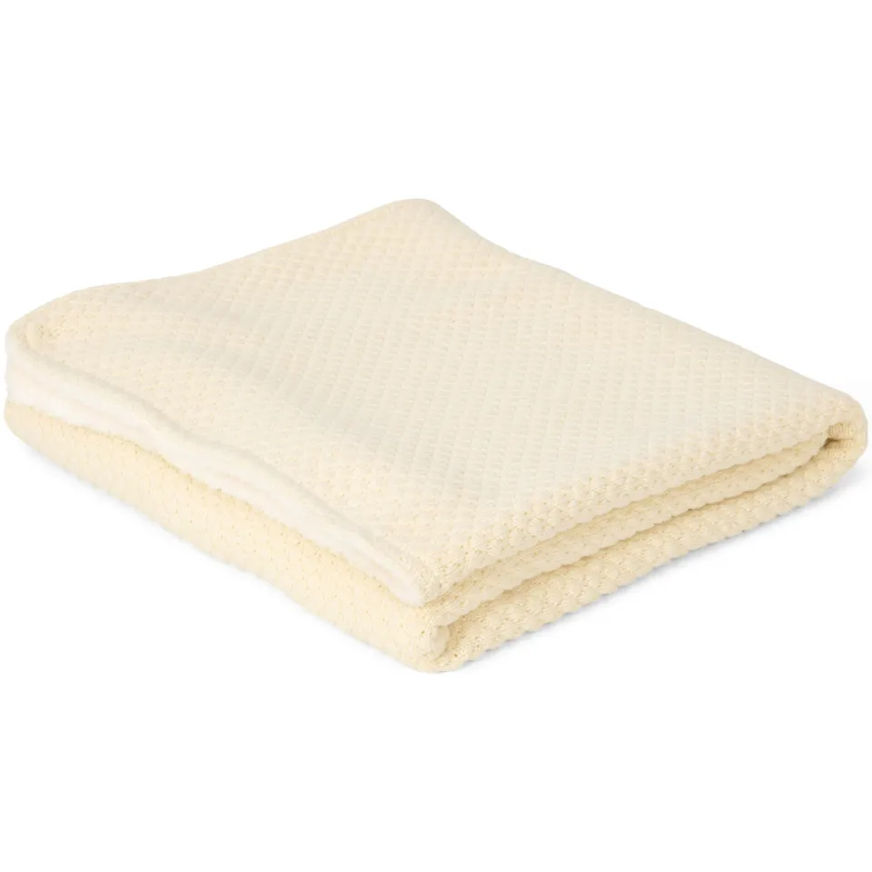 Little Dutch Pure Soft White gebreide wiegdeken, foto 2
