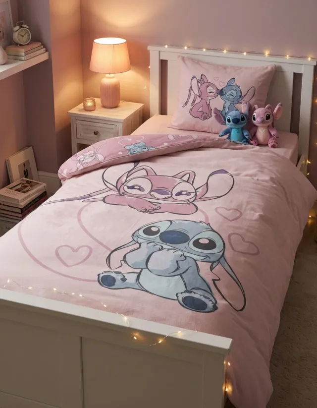 Disney Lilo & Stitch Dekbedovertrek - Polyester Flanel Multi