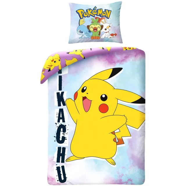 Pokémon Dekbedovertrek Legend - Eenpersoons - 140 x 200 cm - Katoen Multicolored