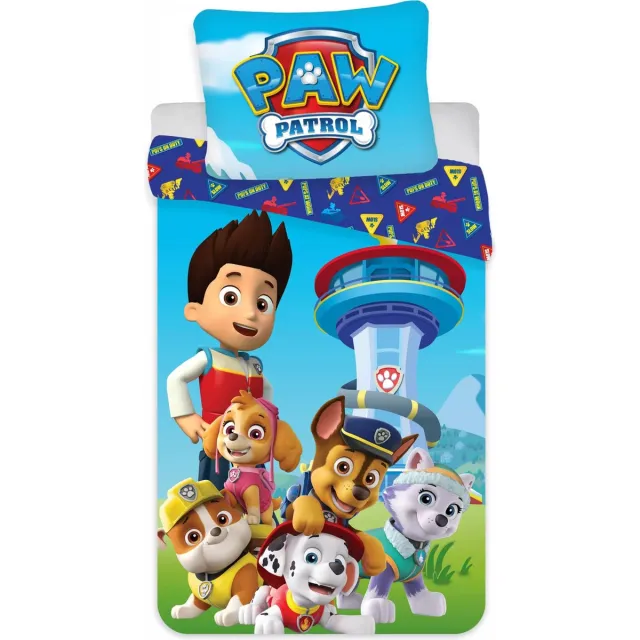 PAW Patrol Squad dekbedovertrek 140 x 200 cm - 70 x 90 cm Katoen Multicolor