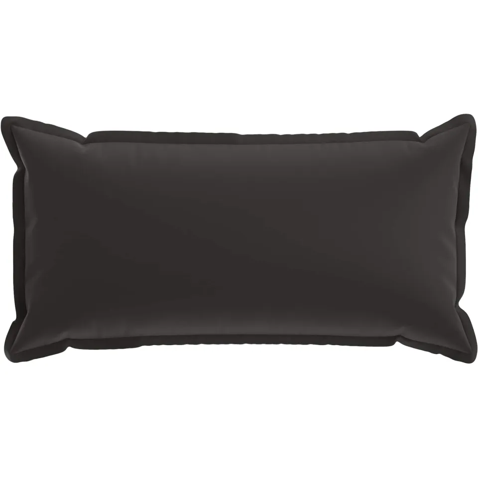 vidaXL Kussensloop 6 st HOUTEN Zwart 40 x 80 cm Polyester, foto 4