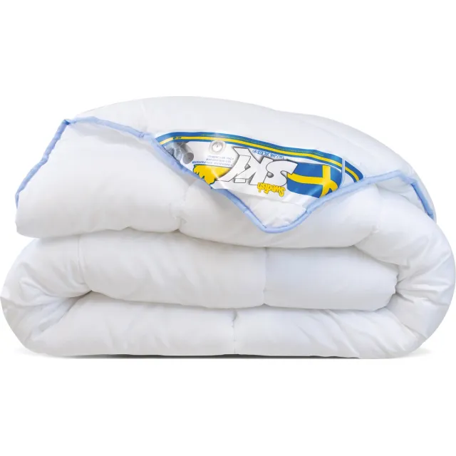Swedish SKY Luxe Non-Allergisch Wasbaar All Year Dekbed | Het Echt Ademende Anti-Allergische HolleVezel Dekbed | 200x200 cm Wit