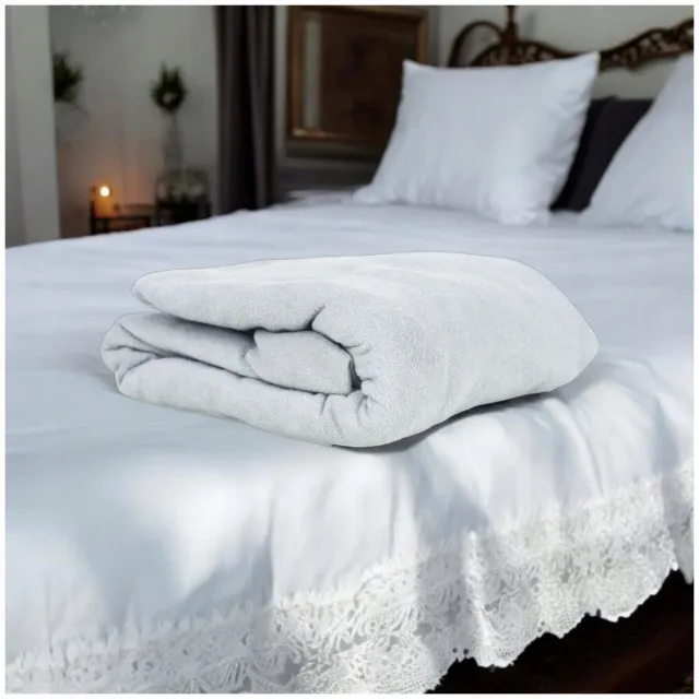 Kam-Pol Jersey Hoeslaken met Elastiek 100x210cm Wit