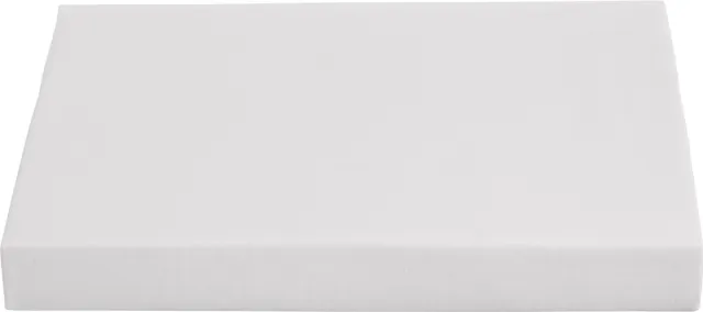 Ambiante Cotton Split topper hoeslaken White 180x200 cm 100% katoen Wit