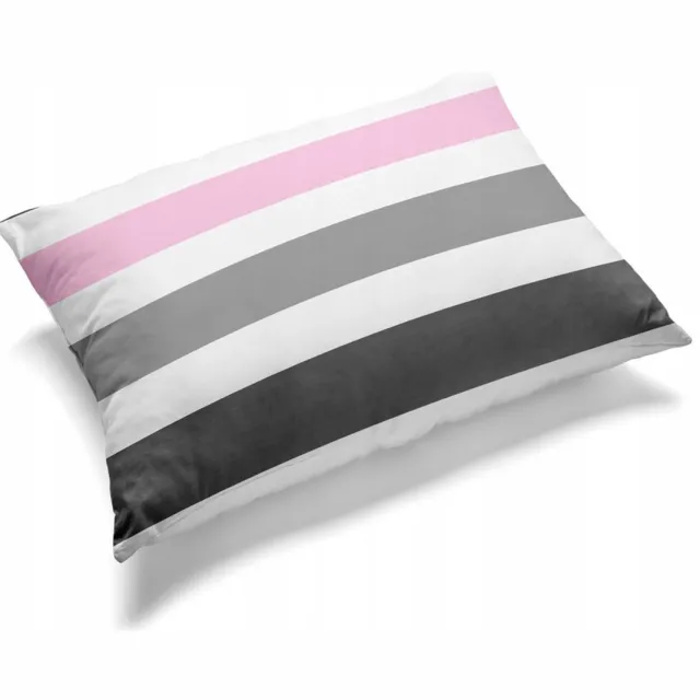 Hurtownia Tkanin Stanik Katoenen kussensloop 70x80cm met regenboogprint, OEKO-TEX gecertificeerd multicolor