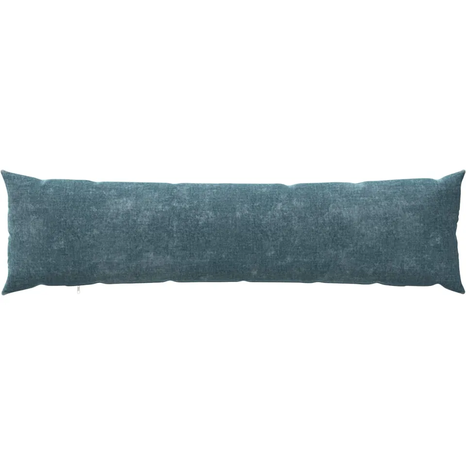 vidaXL Kussensloop HEERLEN Blauw 40 x 145 cm Chenille Stof