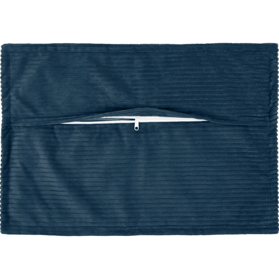 vidaXL Kussensloop 6 st HOUTEN Marineblauw 50 x 70 cm corduroy, foto 4