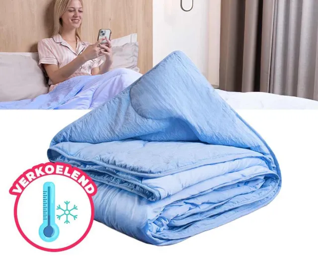 Zydante SwissTech Summer Cooling Mono Dekbed – Zomerdekbed – Warmteklasse 4 – Licht & Luchtig – Ademend – Micro Satijn - Wit / 240x220
