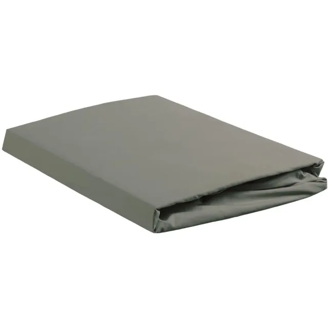 Ambiante Bamboe-Katoen - Boxspring Hoeslaken - 180x200 cm - Groen