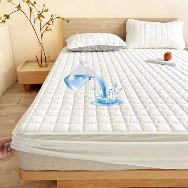 J.T.R Matras beschermer Waterdicht Matrasovertrek-Matrashoes Wasmachinebestendig- Matrasbeschermers 140/200CM- Ultrazacht En Comfortabel-WIT