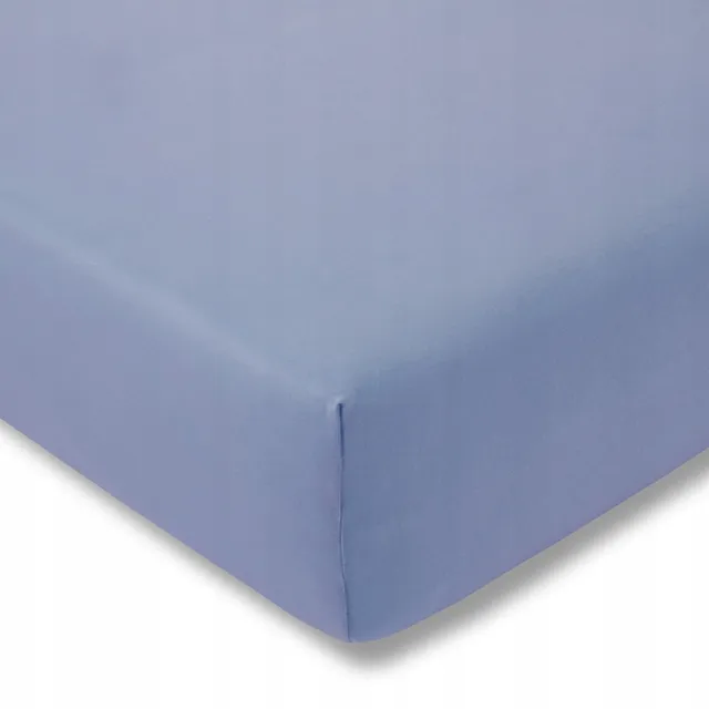 Estella Jersey Hoeslake 200x200cm Blauw 160g/m² - 100% dekkend