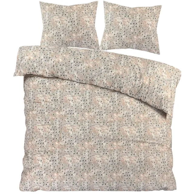 Day Dream Maya - Dekbedovertrek -Tweepersoons - 200 x 200/220 Beige