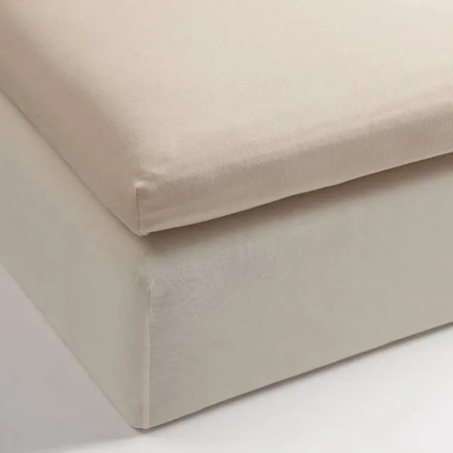 Riviera Maison Topper Hoeslaken - Jersey Lycra - 80/90x200/220 cm - Sand Zand