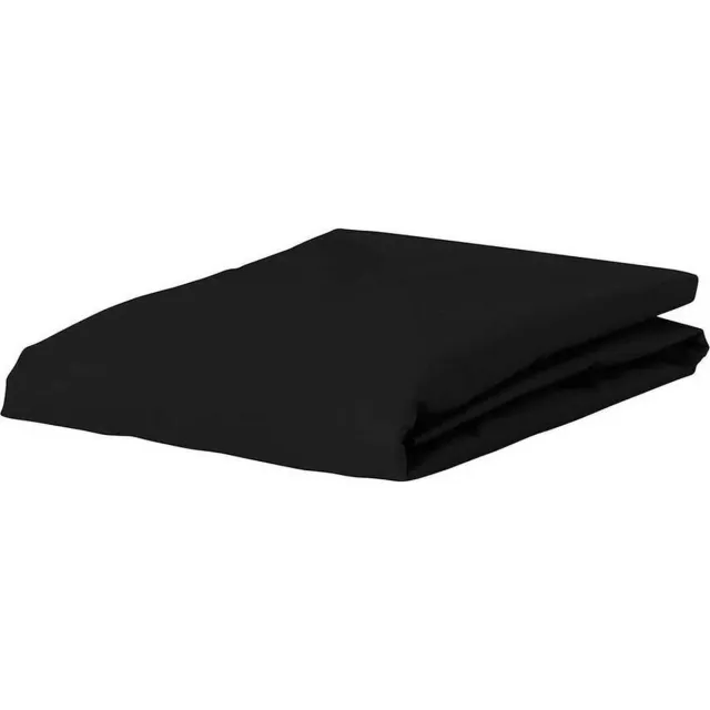 Essenza Hoeslaken Percal Tweepersoons - Zwart 140x200