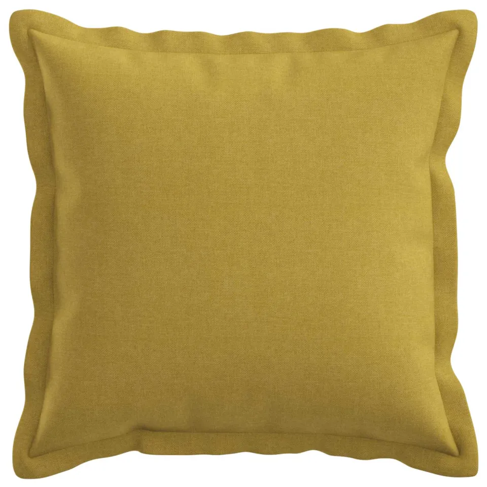 vidaXL Kussensloop 2 st HOUTEN Lichtgroen 50 x 50 cm Faux Linnen