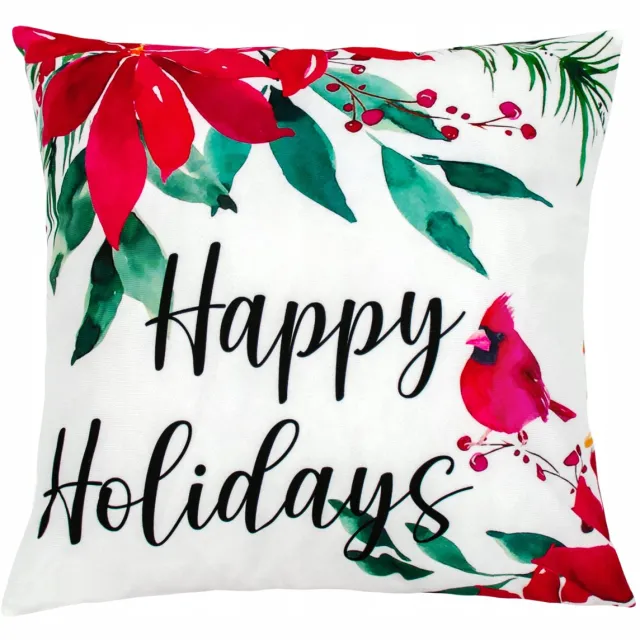 DOMAREX Kerst Kussenhoes 40x40cm - Decoratief & Feestelijk Multicolor