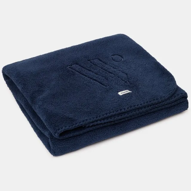 Woody plaid - donkerblauw - 909-10-PLI-M/885 - 150x200cm