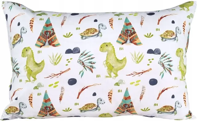 Sleepon_pl Dino & Indians kinderkussen sloep Katoen 50x60 cm Multicolor