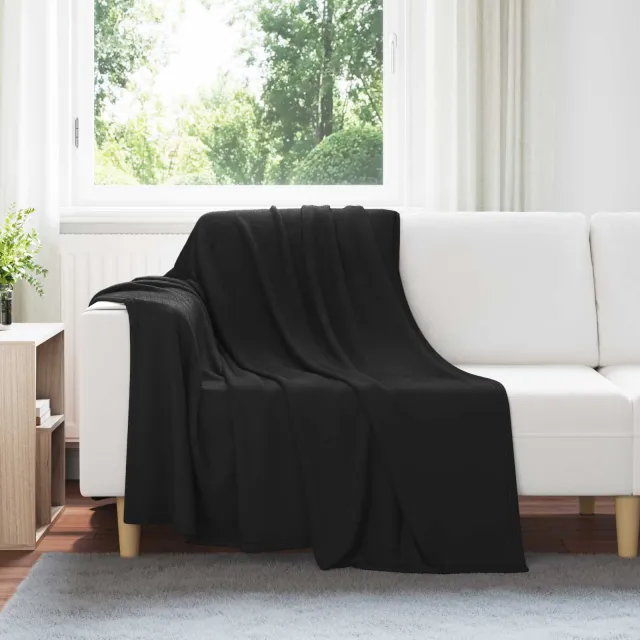 vidaXL Kleden 24 st Zwart 200 x 150 cm 10,08 kg Fleece, foto 2
