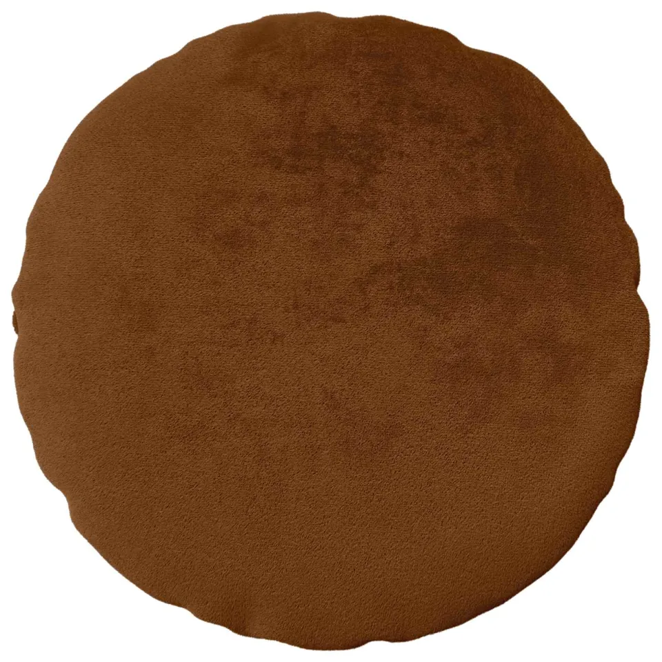vidaXL Kussensloop 6 st HEERLEN Licht Bruin Dia. 60 cm Flanel, foto 3