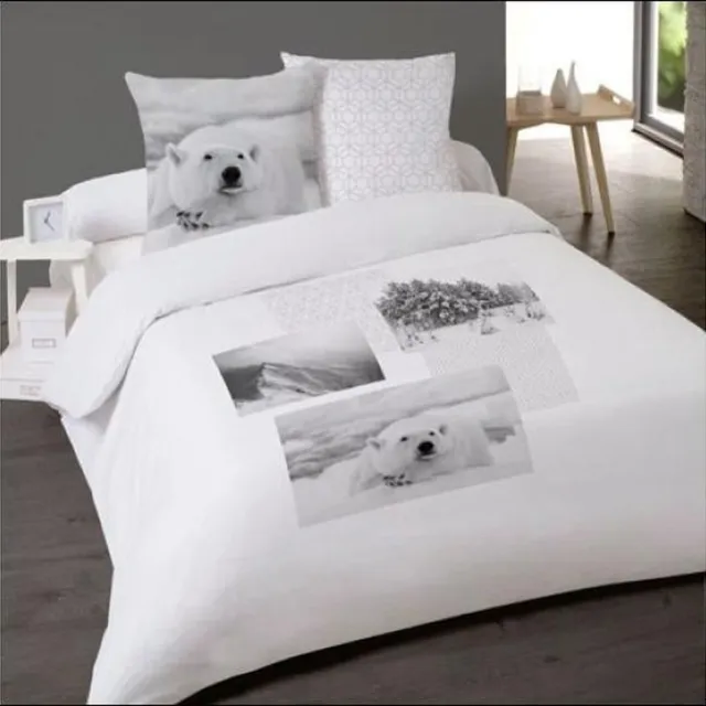 Better Nights 2-persoons Dekbedovertrek Grand Nord 240x220 met 2 kussenslopen 65x65 wit